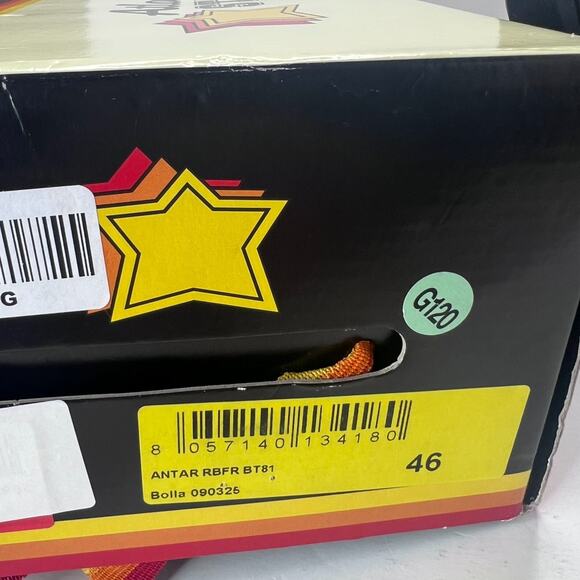 Atlantic Star Lace Up Sneaker Leather Shoes Bolla 090325 Men's 13/EU 46 NWB - Picture 10 of 10